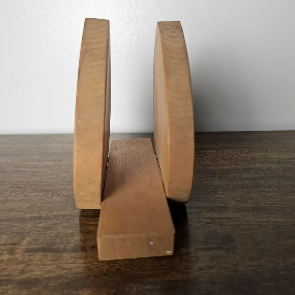 Handmade Hand-Painted Wooden Mushroom Napkin Holder Cottagecore Rustic Folk Art